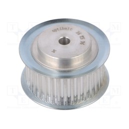 1 pcs x OPTIBELT - 36 T5 36-200ZA - Belt pulley, T5, W: 25mm, whell width: 36mm, Ø: 56.45mm, aluminium