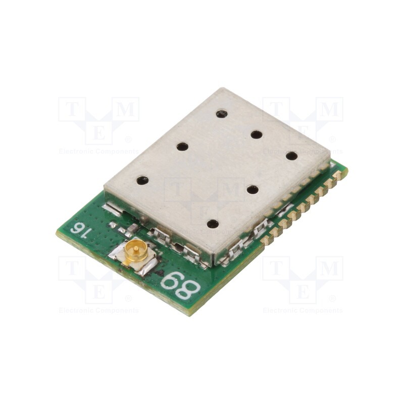 1 pcs x RADIOCONTROLLI - RC-SM1276-868 - Module: transceiver, GPIO,SPI, -139dBm, 1.8÷3.7VDC, 868MHz, 19dBm