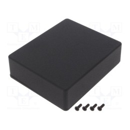 1 pcs x HAMMOND - 1550MBK - Enclosure: multipurpose, X: 100mm, Y: 120mm, Z: 35mm, 1550, aluminium