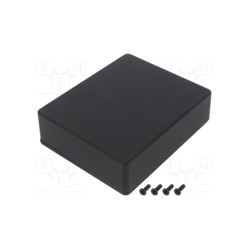 1 pcs x HAMMOND - 1550MBK - Enclosure: multipurpose, X: 100mm, Y: 120mm, Z: 35mm, 1550, aluminium