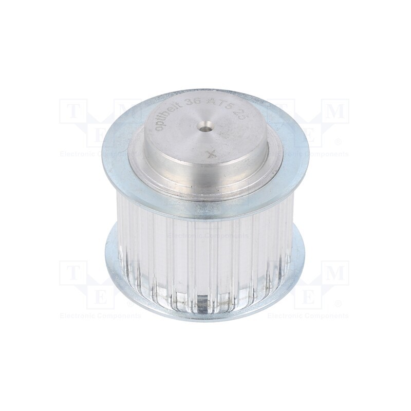 1 pcs x OPTIBELT - 36 AT5 25-200ZA - Belt pulley, AT5, W: 25mm, whell width: 36mm, Ø: 38.6mm, aluminium