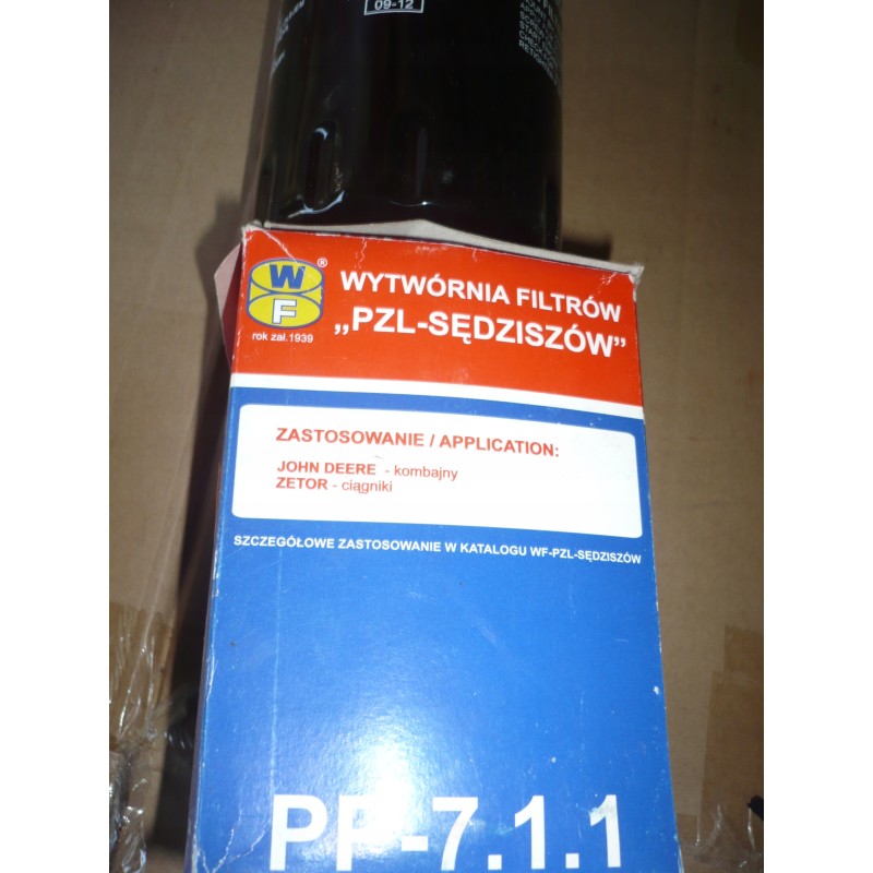Oil filter for Zetor John Deere pp711 Sędziszow