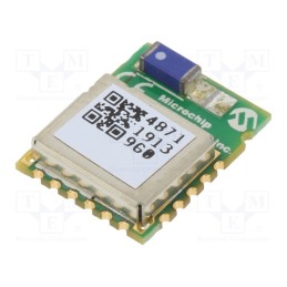1 pcs x MICROCHIP TECHNOLOGY - RN4871-I/RM130 - Module: Bluetooth Low Energy, Bluetooth 5,Bluetooth Low Energy