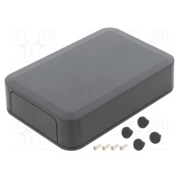 1 pcs x TAKACHI - PF10-4-15D - Enclosure: with panel, PF, X: 100mm, Y: 150mm, Z: 35mm, ABS, dark grey