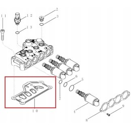 Seal new holland t8 case magnum 87399290 9045