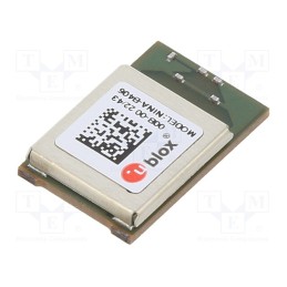 1 pcs x u-blox - NINA-B406-00B - Module: Bluetooth Low Energy, PCB, SMD, Dim: 10x15x2.2mm, 1.4Mbps