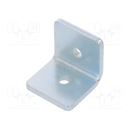 1 pcs x ELESA+GANTER - GN 967-40-40-L-2-ZB - Angle bracket, for profiles, W: 40mm, H: 40mm, L: 40mm, steel, steel