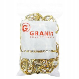 Set of snap pins 42mm granite