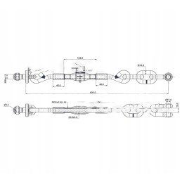 Premium reinforced side chain for zetor 5211 72
