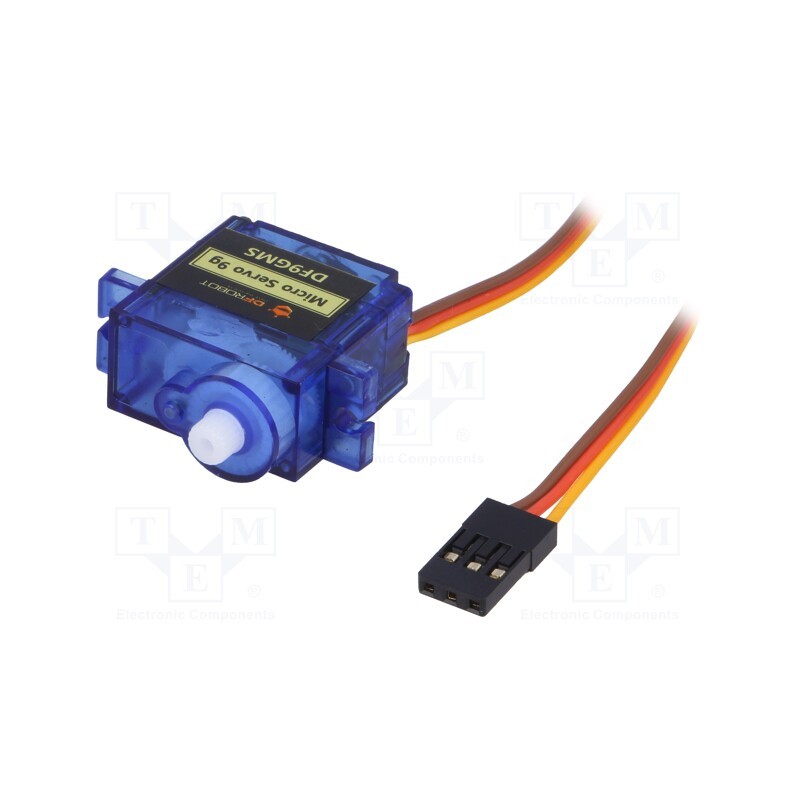 1 pcs x DFROBOT - SER0006 - Motor: servo, 4.8÷6VDC, micro, analogue, 22x12.5x29.5mm, polyamide