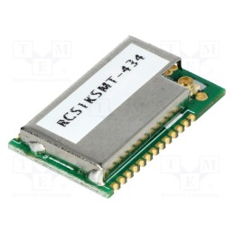 1 pcs x RADIOCONTROLLI - RCS1KSMT-434 - Module: RF, 434MHz, -112dBm, 2.2÷3.6VDC, 20dBm, SMD, 15x23.5mm