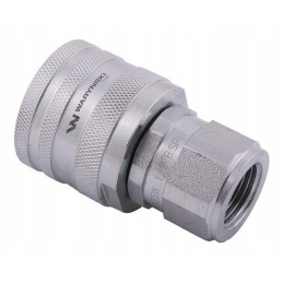 Hydraulic quick connector, G1 2 thread Warynski plug