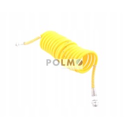Spiral pneumatic cable m22x1 5 4 5m yellow p