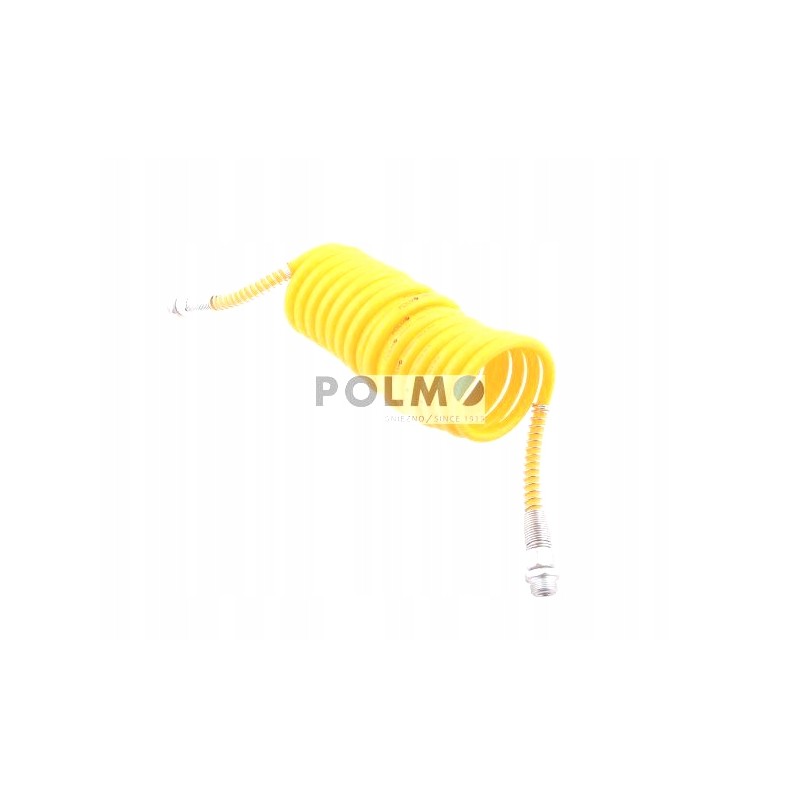 Spiral pneumatic cable m22x1 5 4 5m yellow p