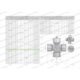 Shaft cross 30 20x106 30 motor side lubrication