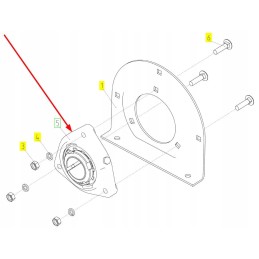 100057823 shredder shaft cover