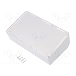 1 pcs x TEKO - 115TP.5 - Enclosure: desktop, X: 161mm, Y: 95mm, Z: 64mm, ABS, light grey