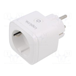 1 pcs x LOGILINK - SH0101 - Plug socket strip: protective, Sockets: 1, 230VAC, 16A, white, IP20