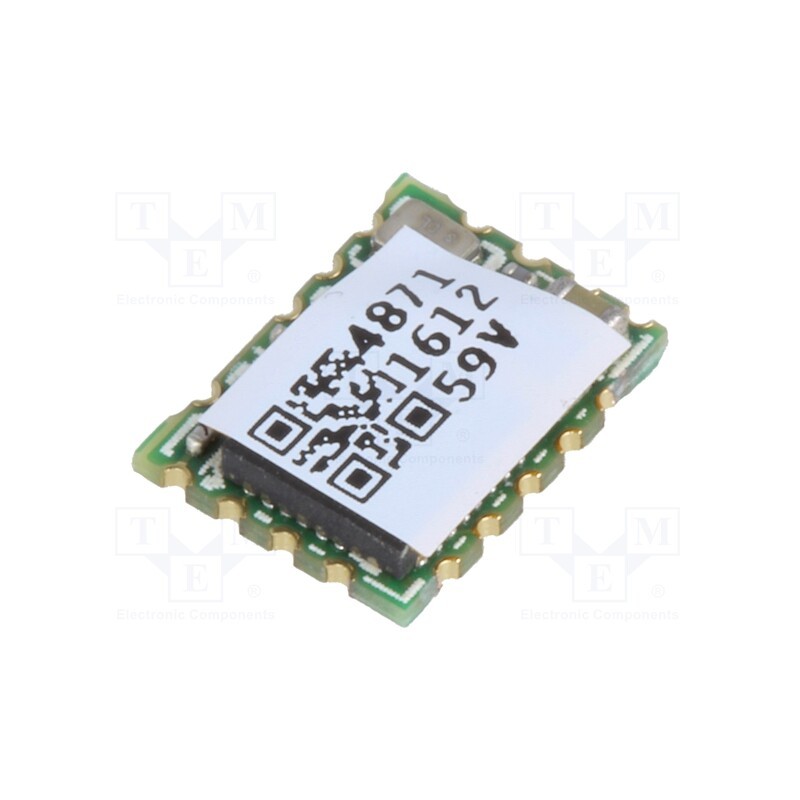 1 pcs x MICROCHIP TECHNOLOGY - RN4871U-V/RM118 - Module: Bluetooth Low Energy, Bluetooth 5,Bluetooth Low Energy