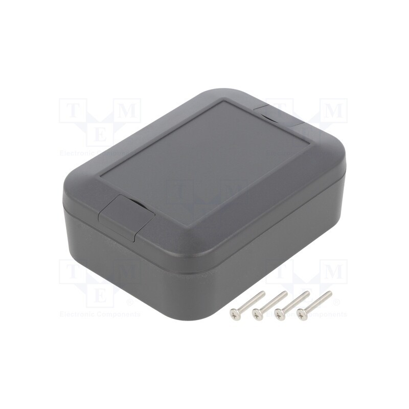 1 pcs x TAKACHI - WP8-10-4C - Enclosure: multipurpose, X: 75mm, Y: 100mm, Z: 35mm, WP, ABS, graphite
