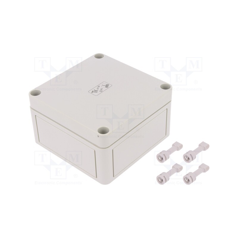 1 pcs x SPELSBERG - 11040401 - Enclosure: multipurpose, X: 110mm, Y: 110mm, Z: 66mm, TK PS, grey