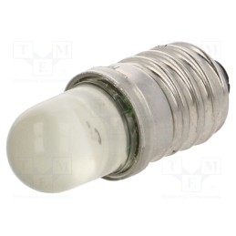 1 pcs x POLAM-ELTA - LY-E10-24AC/DC - LED lamp, yellow, E10, 24VDC, 24VAC, AC lum: 800÷1000mcd
