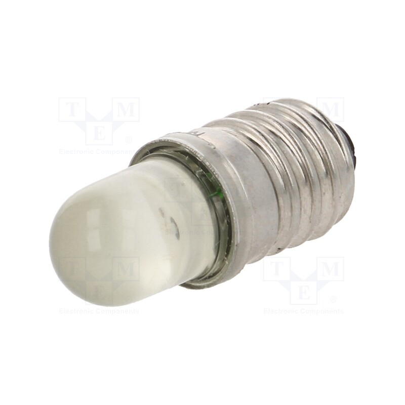 1 pcs x POLAM-ELTA - LY-E10-24AC/DC - LED lamp, yellow, E10, 24VDC, 24VAC, AC lum: 800÷1000mcd