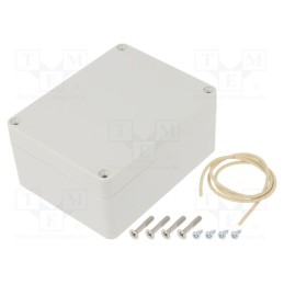 1 pcs x HAMMOND - RZ0212 - Enclosure: multipurpose, X: 90mm, Y: 115mm, Z: 55mm, Ritec, IP65