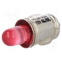 1 pcs x POLAM-ELTA - LR-BA7S-12AC/DC - LED lamp, red, BA7S, 12VDC, 12VAC
