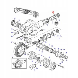 Oil seal mf 3428942m1 corteco 12014159b