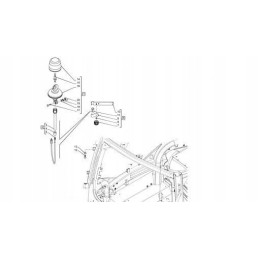 Rotating flash cock left new holland cas