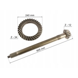 Attack roller with disc wheel 84174989