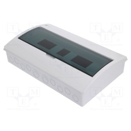 1 pcs x ELEKTRO-PLAST NASIELSK - 184084 - Enclosure: for modular components, IP40, white, No.of mod: 18