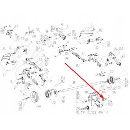 101454468 sleeve with pin for grain hopper