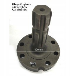 Claas Renault Ares PTO shaft, replacement 7700051134