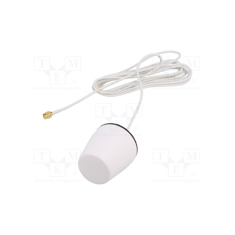 1 pcs x 2J - 2J7624BW- 300LL100W-C20GWST_CU010375 - Antenna, 2G,3G,4G,GSM,LTE, 1.4dBi,2.6dBi,3.2dBi, screw type