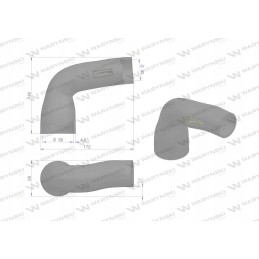 Lower radiator pipe 3614419m1 Warynski