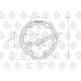 Set of compressor gaskets 8973126404