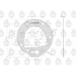 Set of compressor gaskets 8973126404