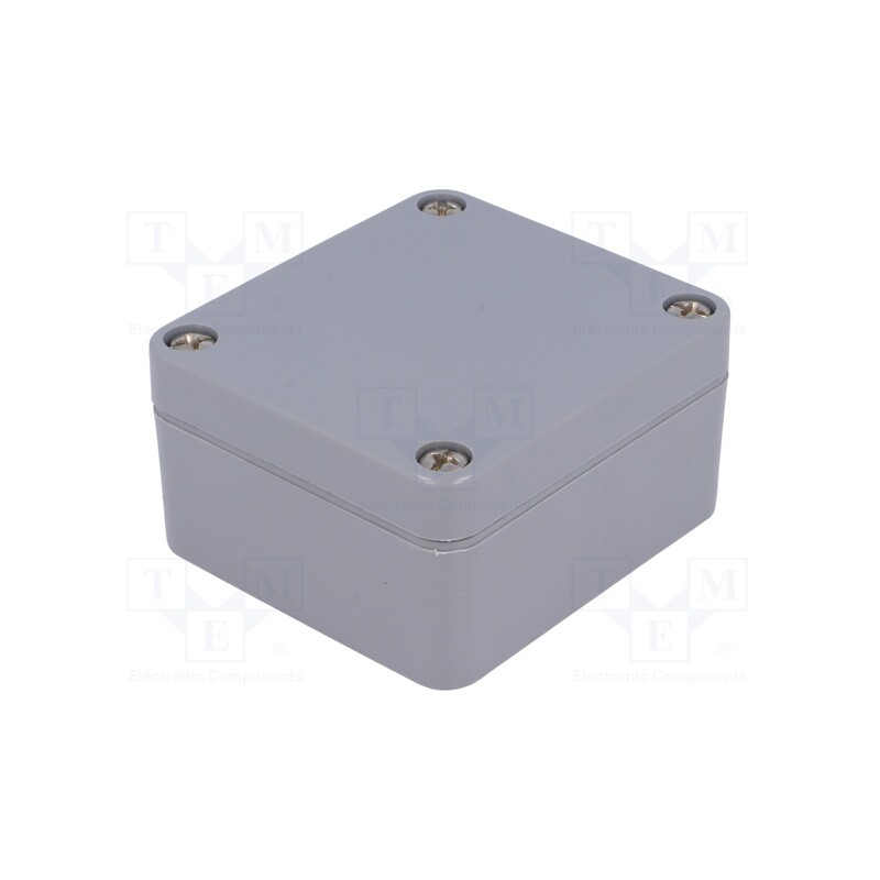 1 pcs x BOPLA - 38101000 - Enclosure: multipurpose, X: 58mm, Y: 64mm, Z: 34mm, polyamide, grey
