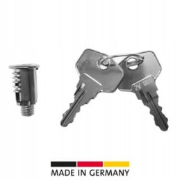 Spare lock with key for the tourist trunk