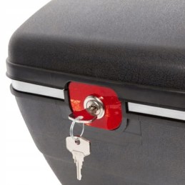 Spare lock with key for the tourist trunk