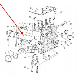 490b 01073 oil filter base gasket