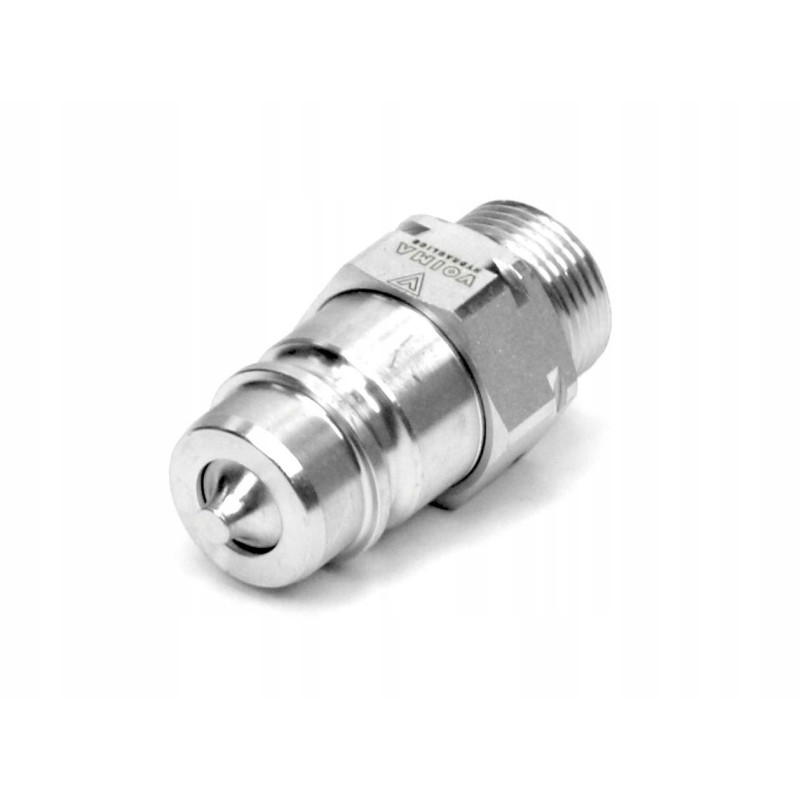 Hydraulic quick connector euro plug m22x1 5