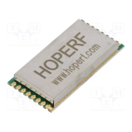 1 pcs x HOPE MICROELECTRONICS - RFM98PW-433S2 - Module: transceiver, RF, FSK,GFSK,GMSK,LoRa,MSK,OOK, 433.92MHz