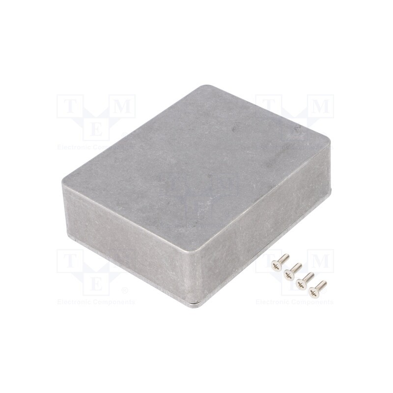 1 pcs x HAMMOND - 1590BB2 - Enclosure: multipurpose, X: 94mm, Y: 119mm, Z: 37mm, 1590, aluminium