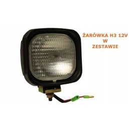 Square halogen with h3 bulb 12v 55w