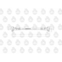 Hour meter cable l 1723mm c 385 4