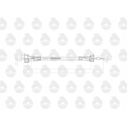 Hour meter cable l 1270mm 1876289