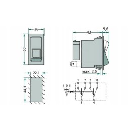 Fendt x830241016000 momentary tilt switch